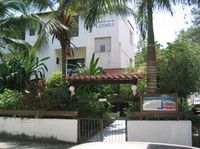 View from the street of the Hotel AZZURRA - Boca Chica - Dominican Republic